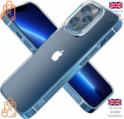 Iphone 13 Pro Max Case, Clear Shockproof Tough Body Great Phone Protector - RLO Tech