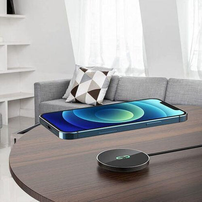 Magnetic Wireless Charger, Qi-Certified 15W Max Fast Wireless Charging - RLO Tech