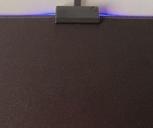 INTEL BLUE LED GAMING MOUSE PAD  - USB LIGHT-UP - ANTI SLIP (365 x 255 mm) - RLO Tech