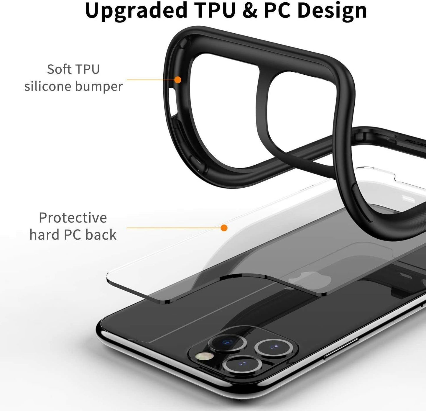 UNBREAKcable iPhone 11 Pro XS Case, Ultra Clear Hard Back RRP £11.99 - RLO Tech