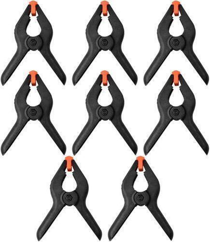 4 Inch Heavy Duty Nylon Spring Clamps, Woodworking, Photography Studios and DIY - RLO Tech