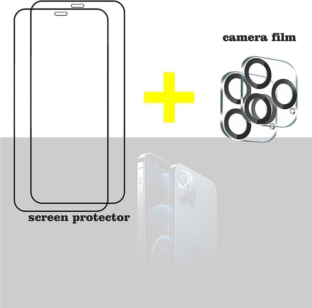 iPhone 12 Pro 6.1 Inch Screen Protector HD Transparent Full Screen Coverage - RLO Tech
