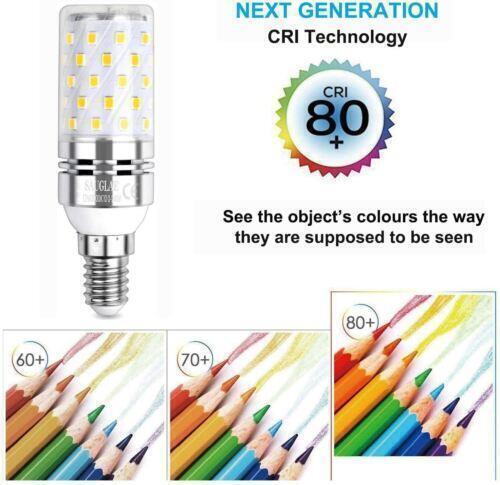 LED Corn Bulbs, E14 Small Edison Screw, 12W, 1200 Lm, 3000K - RLO Tech
