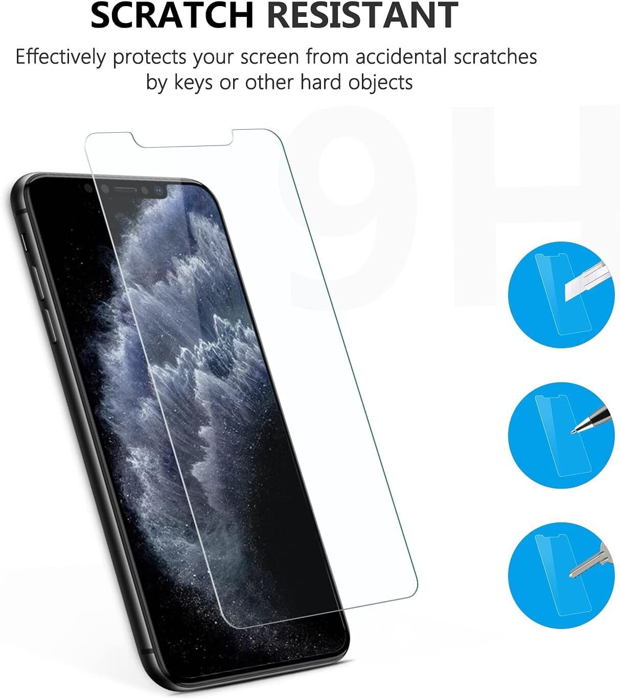 SPARIN 4 Pack Screen Protector Compatible with iPhone 12 Pro Max 6.7" - RLO Tech