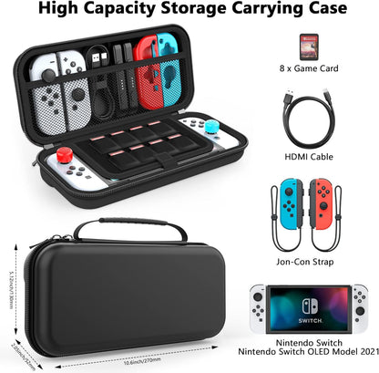 Nintendo Gaming Case Compatible with Nintendo Switch & Switch OLED Portable Carry Case