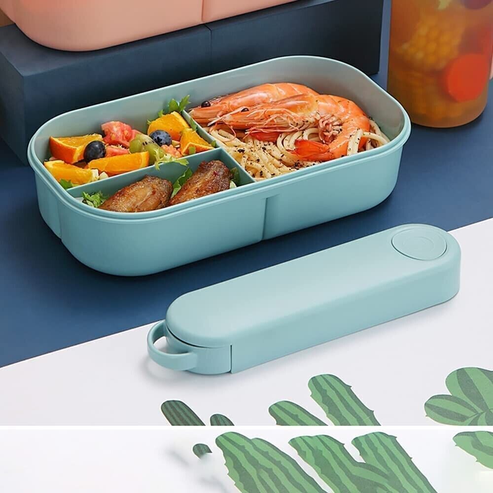 Plastic Lunch Box Sealed Bento Box Sealed Bento Box (With cutlery) - RLO Tech