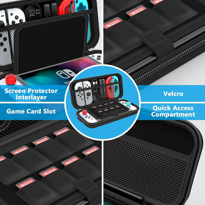 Nintendo Gaming Case Compatible with Nintendo Switch & Switch OLED Portable Carry Case