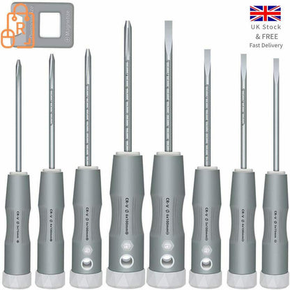 Durable 9 Piece Screwdriver Set for Daily Work, phillips and slotted screwdriver - RLO Tech