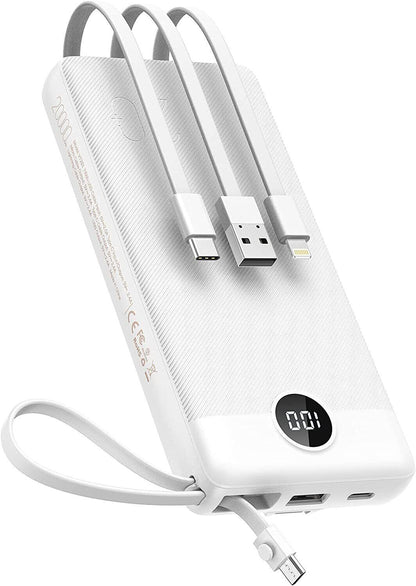 20000mAh USB C Portable Charger with 5 Outputs & 2 Inputs Plus LED Power Display - RLO Tech