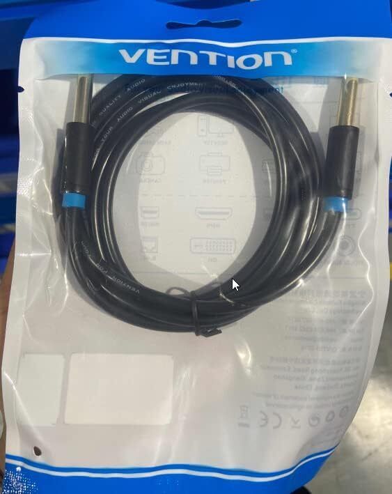 VENTION 6.35mm to 6.35mm Guitar Cable 1/4 inch to 1/4 inch TS Guitar Audio Cable - RLO Tech