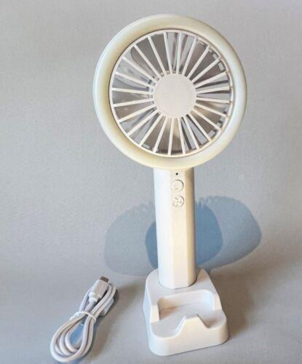 Portable Mini Hand-Held Small 3 Speed Cooler USB Rechargeable  Portable Fan - RLO Tech