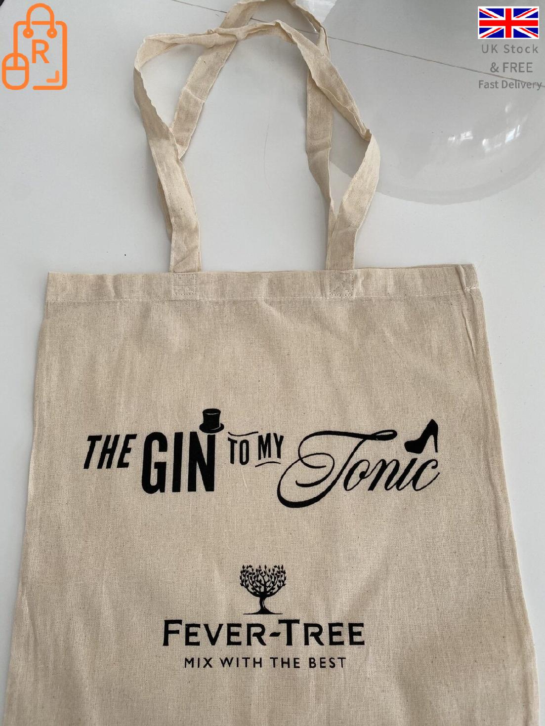 Reusable The Gin To My Tonic Tote Bag - Handbag Friendly, Strong Like your Gin! - RLO Tech