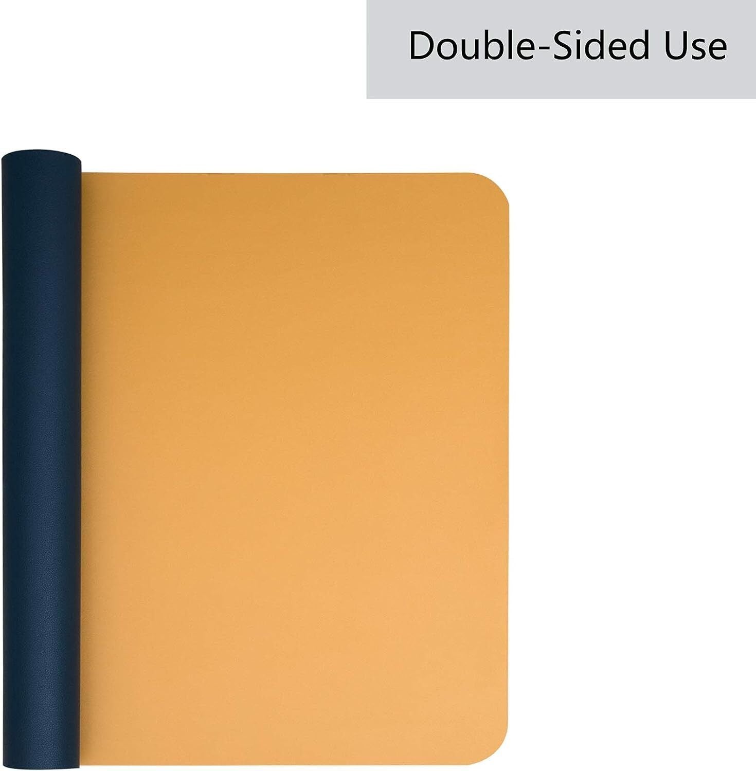 Dual Sided Desk Pad Protector For Office Waterproof 80cm x 40cm Blue & Yellow - RLO Tech