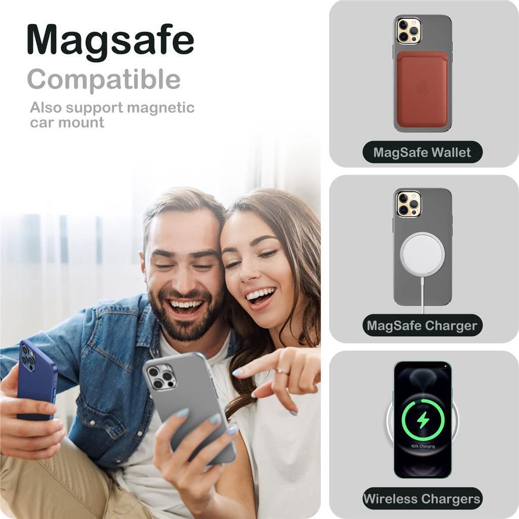 Premium Slim Magnetic Case for iPhone 13 Pro Max Compatible with MagSafe Charger - RLO Tech