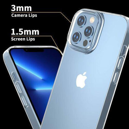 Iphone 13 Pro Max Case, Clear Shockproof Tough Body Great Phone Protector - RLO Tech