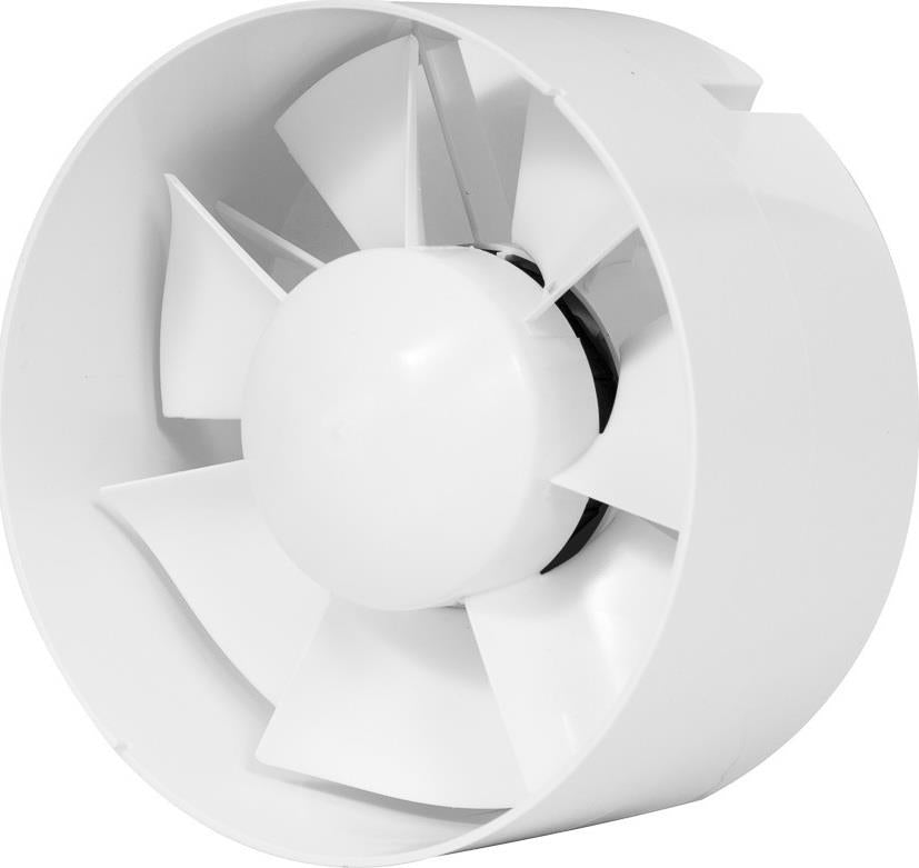 Europlast Inline Mounted Bathroom Ventilator 150mm White– EK150