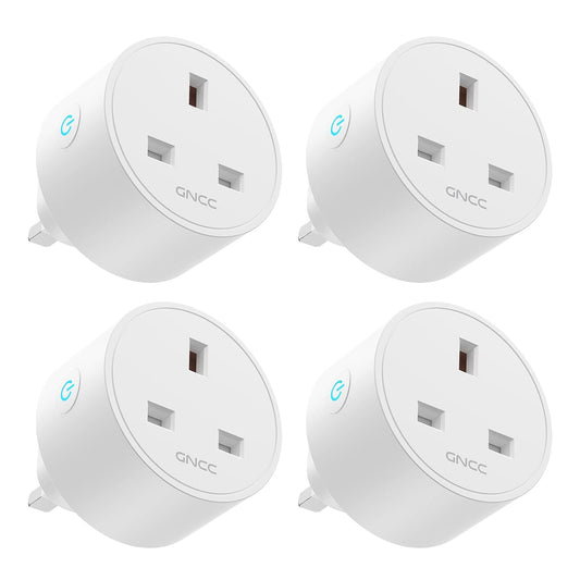 Smart WiFi Plugs Work with Alexa Google Home Remote Control 2.4Ghz 13Amp 4 Pack