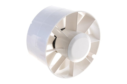 Europlast Inline Mounted Bathroom Ventilator 150mm White– EK150