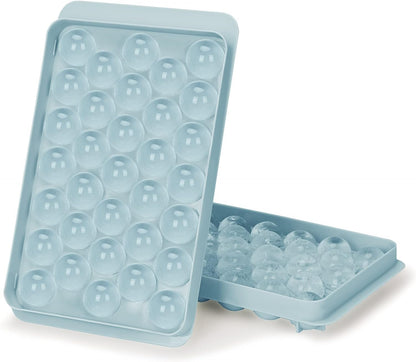 Ice Cube Tray With Lid Makes 33 Ice Balls Dish Washer Safe BPA Free Easy Release