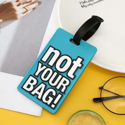 Not Your Bag Cute Travel Luggage Tags For Suitcase Laptop Bag School Bag Handbag
